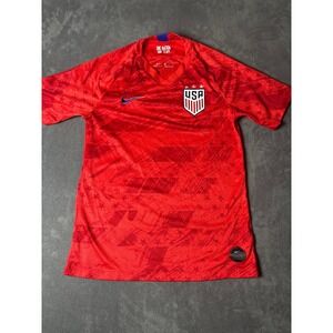 Nike USWNT 2019 Away Soccer Jersey Red Stars Stripes AJ4398-657 Womens Small